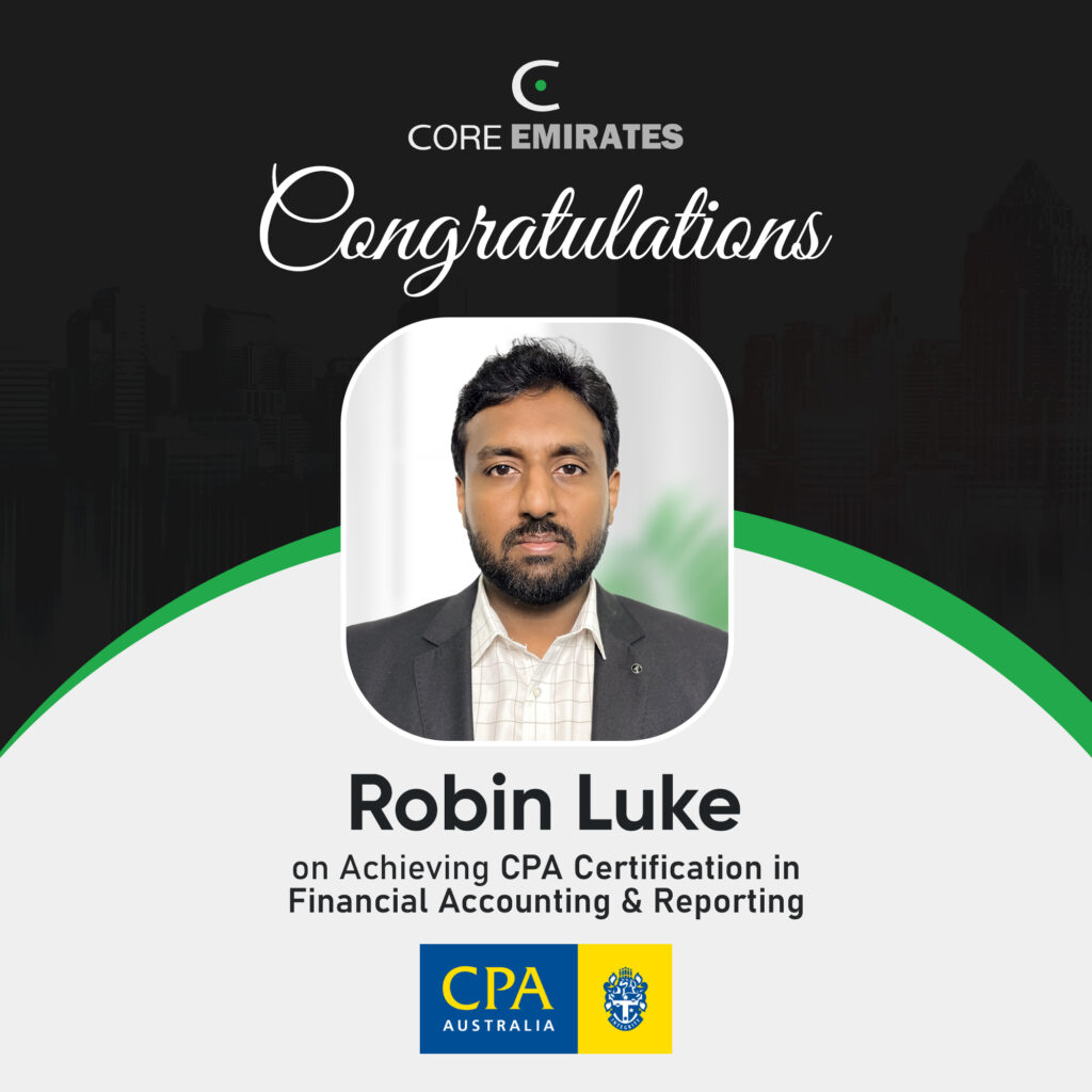 Congratulations Robin Luke on Achieving CPA Certification